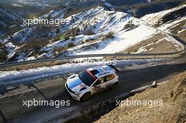 21.01.2017 - Jan KOPECKY (CZE) - Pavel DRESLER (CZE) SKODA FABIA, SKODA MOTORSPORT 19-22.01.2017 FIA World Rally Championship 2017, Rd 1, Monte Carlo, Monte Carlo, Monaco