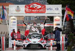 22.01.2017 - 2nd place Jari-Matti Latvala (FIN)-Miikka Anttila (FIN) TOYOTA YARIS WRC, TOYOTA GAZOO RACING WRC 19-22.01.2017 FIA World Rally Championship 2017, Rd 1, Monte Carlo, Monte Carlo, Monaco