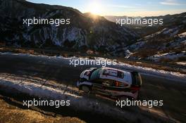 21.01.2017 - Elfyn Evans (GBR) - Daniel Barritt (GBR) FORD FIESTA WRC, M-SPORT WORLD RALLY TEAM 19-22.01.2017 FIA World Rally Championship 2017, Rd 1, Monte Carlo, Monte Carlo, Monaco