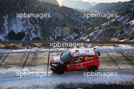 21.01.2017 - Andrea CRUGNOLA (ITA) - Michele FERRARA (ITA) FORD FIESTA 19-22.01.2017 FIA World Rally Championship 2017, Rd 1, Monte Carlo, Monte Carlo, Monaco