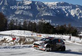 20.01.2017 - Quentin GILBERT (FRA) - Renaud JAMOUL (BEL) HYUNDAI i20 19-22.01.2017 FIA World Rally Championship 2017, Rd 1, Monte Carlo, Monte Carlo, Monaco