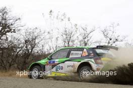 12.03.2017 - Benito GUERRA (MEX) - Daniel CUE (ESP) Skoda Fabia R5, Motosport Italia Slr. 08-12.03.2017 FIA World Rally Championship 2017, Rd 3, Mexico, Leon, Mexico