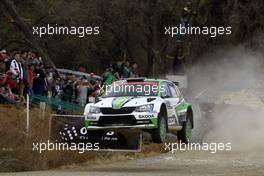 12.03.2017 - Pontus Tidemand (SWE)-Jonas Andersson (SWE) Skoda Fabia R5 WRC2, Skoda Motorsport 08-12.03.2017 FIA World Rally Championship 2017, Rd 3, Mexico, Leon, Mexico