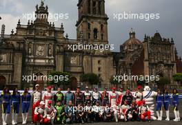 WRC drivers at  "Zocalo, Plaza de la Constitucion", Mexico City. 08-12.03.2017 FIA World Rally Championship 2017, Rd 3, Mexico, Leon, Mexico