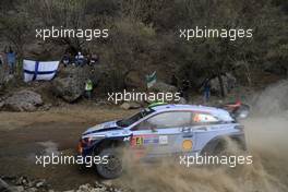 08.03.2017 - Hayden Paddon (NZL)-John Kennard (NZL) Hyundai i20 Coupe WRC, Hyundai Motorsport 08-12.03.2017 FIA World Rally Championship 2017, Rd 3, Mexico, Leon, Mexico