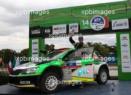 12.03.2017 - Benito GUERRA (MEX) - Daniel CUE (ESP) Skoda Fabia R5, Motosport Italia Slr. 08-12.03.2017 FIA World Rally Championship 2017, Rd 3, Mexico, Leon, Mexico