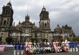 WRC drivers at  "Zocalo, Plaza de la Constitucion", Mexico City. 08-12.03.2017 FIA World Rally Championship 2017, Rd 3, Mexico, Leon, Mexico