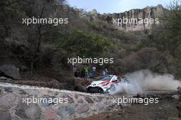 08.03.2017 - Juho Hanninen (FIN)-Kaj Lindstrom (FIN) Toyota Yaris WRC, Toyota Gazoo Racing WRT 08-12.03.2017 FIA World Rally Championship 2017, Rd 3, Mexico, Leon, Mexico