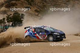 11.03.2017 - Pedro HELLER (CHL) - Pablo OLMOS (ARG) Ford Fiesta R5 08-12.03.2017 FIA World Rally Championship 2017, Rd 3, Mexico, Leon, Mexico