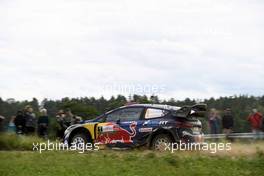 01.07.2017 - SÃ©bastien Ogier (FRA)-Julien Ingrassia (FRA) Ford Fiesta WRC, Mâ€Sport World Rally Team 30.06-02.07.2017 FIA World Rally Championship 2017, Rd 5, Rally Poland, Mikolajki, Poland