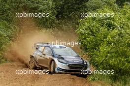 30.06.2017 - Teemu Suninen (FIN) - Mikko Markkula (FIN) Ford Fiesta WRC, M-Sport World Rally Team 30.06-02.07.2017 FIA World Rally Championship 2017, Rd 5, Rally Poland, Mikolajki, Poland