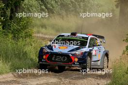 02.07.2017 - Thierry Neuville (BEL)-Nicolas Gilsoul (BEL) Hyundai i20 Coupe WRC, Hyundai Motorsport 30.06-02.07.2017 FIA World Rally Championship 2017, Rd 5, Rally Poland, Mikolajki, Poland