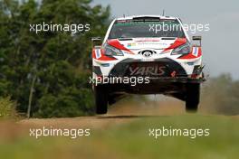 02.07.2017 - Juho Hanninen (FIN)-Kaj Lindstrom (FIN) Toyota Yaris WRC, Toyota Gazoo Racing WRT 30.06-02.07.2017 FIA World Rally Championship 2017, Rd 5, Rally Poland, Mikolajki, Poland