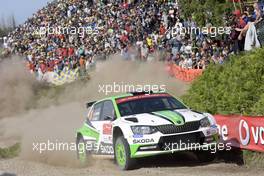 21.05.2017 - Andreas Mikkelsen (NOR)-Anders Jaeger (NOR) SKODA FABIA R5, SKODA MOTORSPORT 18-21.05.2017 FIA World Rally Championship 2017, Rd 4, Portugal, Matosinhos, Portugal