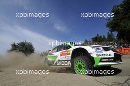 21.05.2017 - Andreas Mikkelsen (NOR)-Anders Jaeger (NOR) SKODA FABIA R5, SKODA MOTORSPORT 18-21.05.2017 FIA World Rally Championship 2017, Rd 4, Portugal, Matosinhos, Portugal