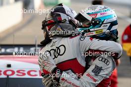 Nico Müller (SUI) (Audi Sport Team Abt Sportsline), Rene Rast (GER) (Audi Sport Team Rosberg)  08.11.2020, DTM Round 9, Hockenheim, Germany, Sunday.