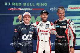 Nick Cassidy (NZL) (Red Bull AlphaTauri AF Corse - Ferrari 488) , Rene Rast (GER) (Team ABT - Audi R8)   und Nico Müller (CH) (Team Rosberg  Audi R8)  24.09.2022, DTM Round 7, Red Bull Ring, Austria, Saturday