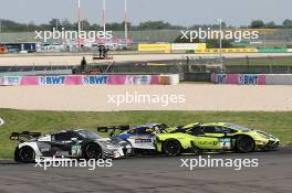 Kelvin van der Linde (ZAF) (ABT Sportsline - Audi R8 LMS GT3 Evo2) , David Schumacher (DEU) (Winward Racing  - Mercedes-AMG GT3 Evo)  und Alessio Deledda  (ITA) (SSR Performance - Lamborghini Huracan GT3 Evo2) 20.08.2023, DTM Round 5, Lausitzring, Germany, Sunday
