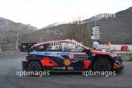 4, Esapekka Lappi, Janne Ferm, Hyundai Shell Mobis World Rally Team, Hyundai i20 N Rally1 HYBRID.  19-22.01.2023. FIA World Rally Championship, Rd 1, Rally Monte Carlo, Monaco, Monte-Carlo.