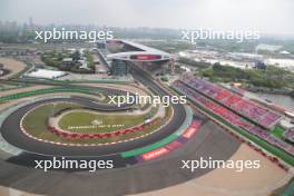 Circuit atmosphere - an aerial view of the circuit. 20.04.2024. Formula 1 World Championship, Rd 5, Chinese Grand Prix, Shanghai, China, Sprint and Qualifying Day.