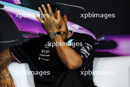 Lewis Hamilton (GBR) Mercedes AMG F1 in the FIA Press Conference. 02.05.2024. Formula 1 World Championship, Rd 6, Miami Grand Prix, Miami, Florida, USA, Preparation Day.