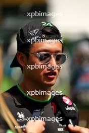 Zhou Guanyu (CHN) Sauber. 02.05.2024. Formula 1 World Championship, Rd 6, Miami Grand Prix, Miami, Florida, USA, Preparation Day.