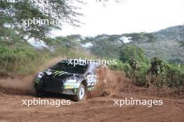 20, Oliver Solberg, Elliott Edmonson, Toksport WRT, Skoda Fabia RS.  27-31.03.2024. FIA World Rally Championship, Rd 3, Safari Rally Kenya, Naivasha, Kenya